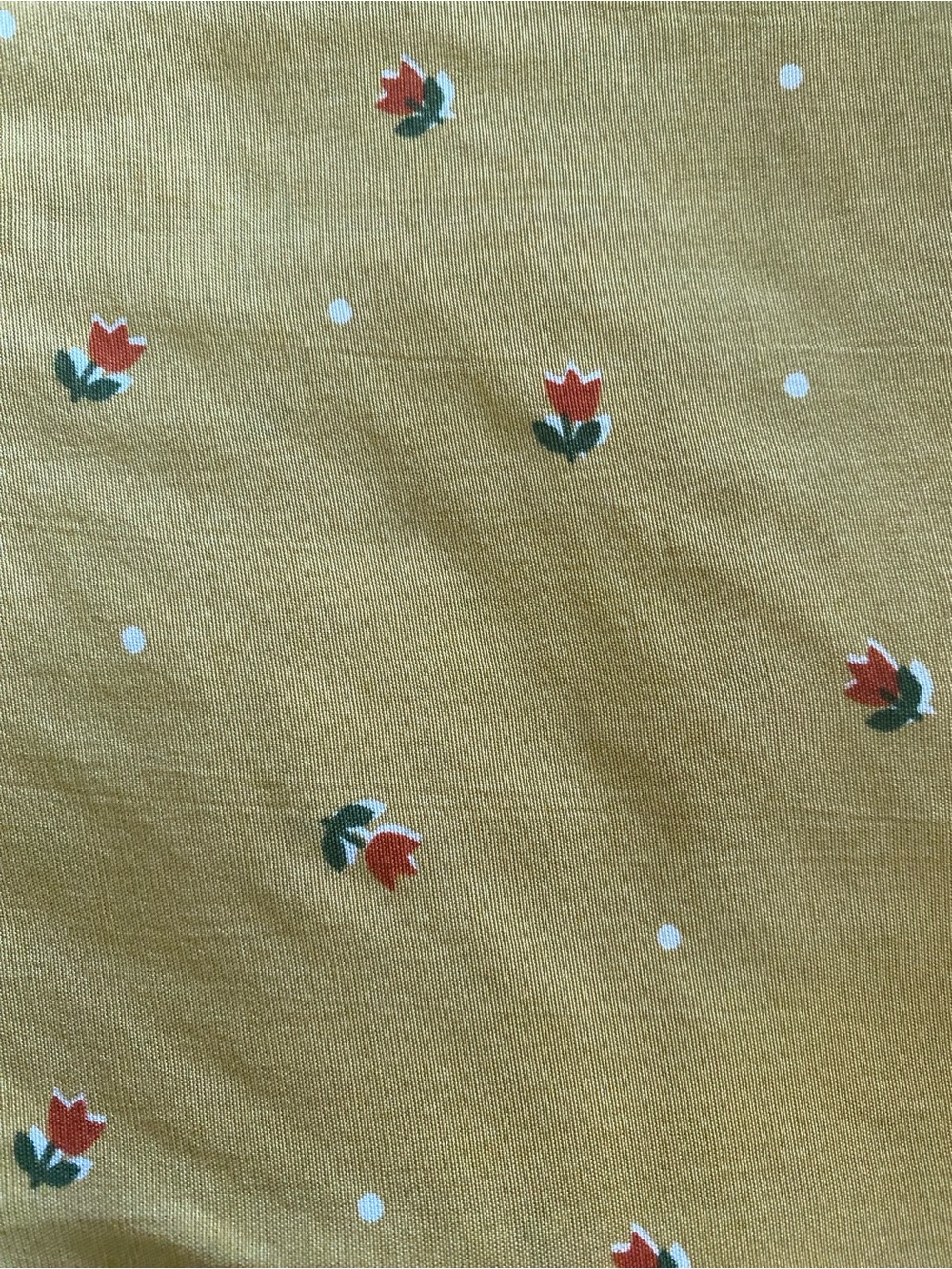 Yellow tulip rayon